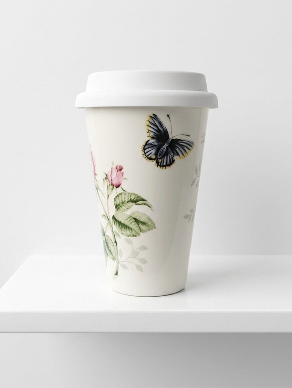Lenox Mug Butterfly Meadow Thermal Travel Coffee